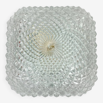 Minimalist glass ceiling wall light 1970 1980 seventies eighties LAMP-7133