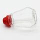 Glass salt and pepper and red bakelite