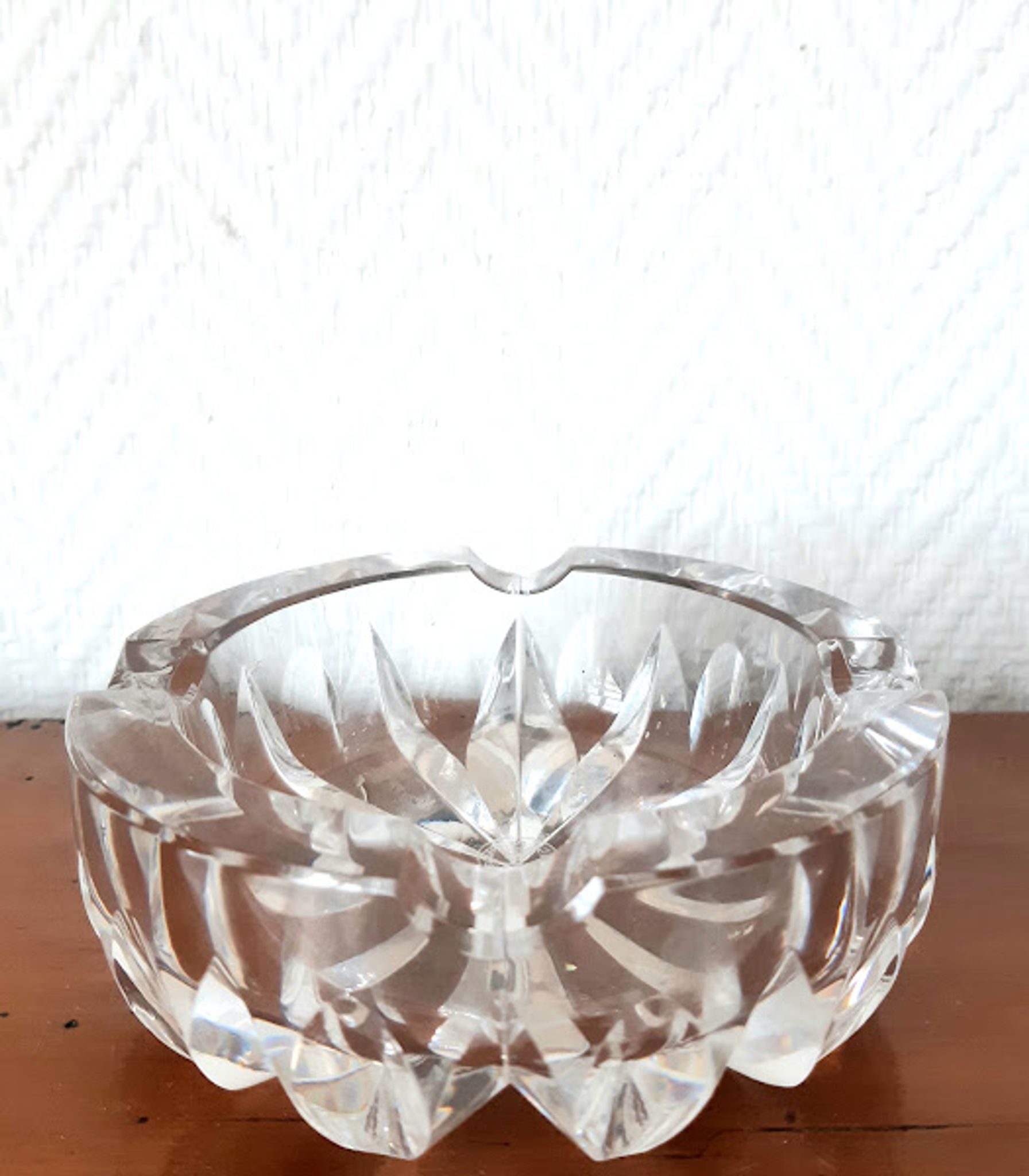Saint Louis crystal ashtray
