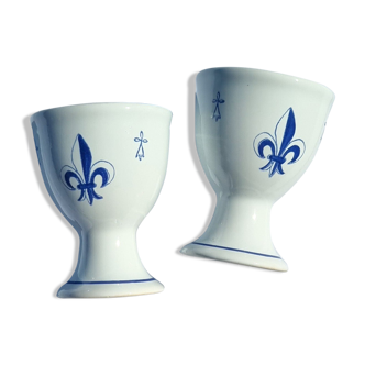 Duo of fleur-de-lys cockroaches