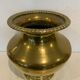 Vase with hammered copper neck XX century