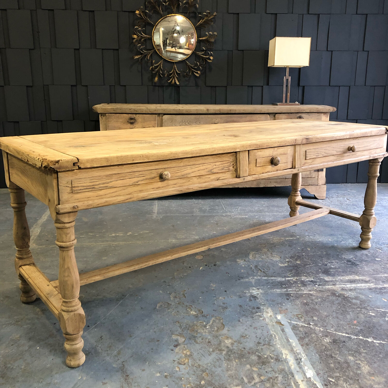 Oak farmhouse table XIXth