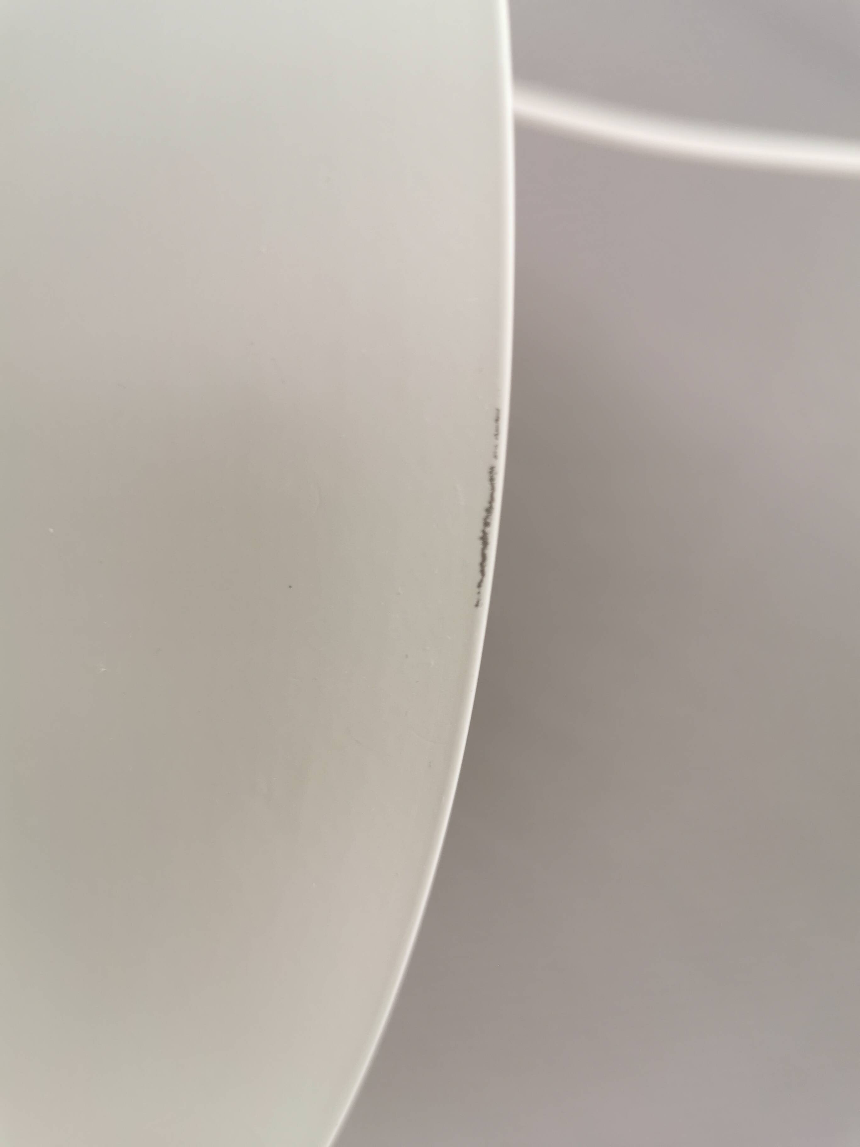 Vintage Fog & Mørup Semi Hanging Lamp, White Lacquered, Denmark 1970-80s