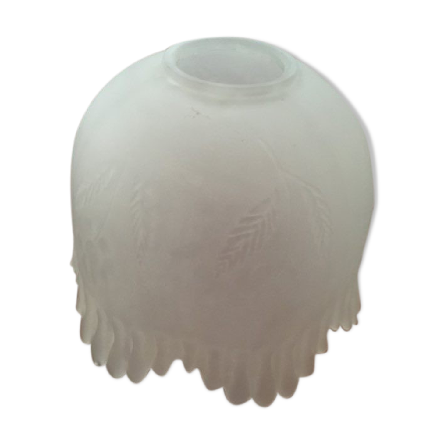 Moulded glass flower