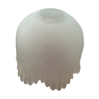 Moulded glass flower