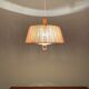 Sisal and Walnut Pendant Lamp by Temde