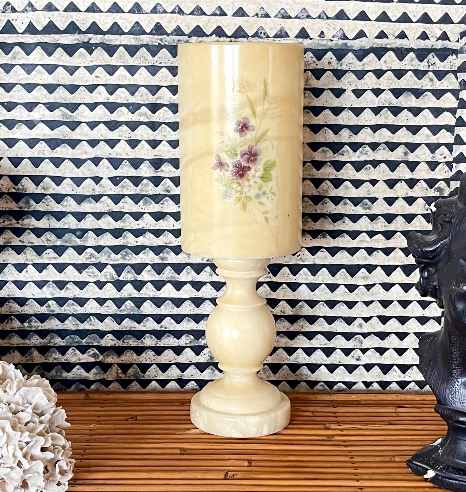 Alabaster lamp 1970