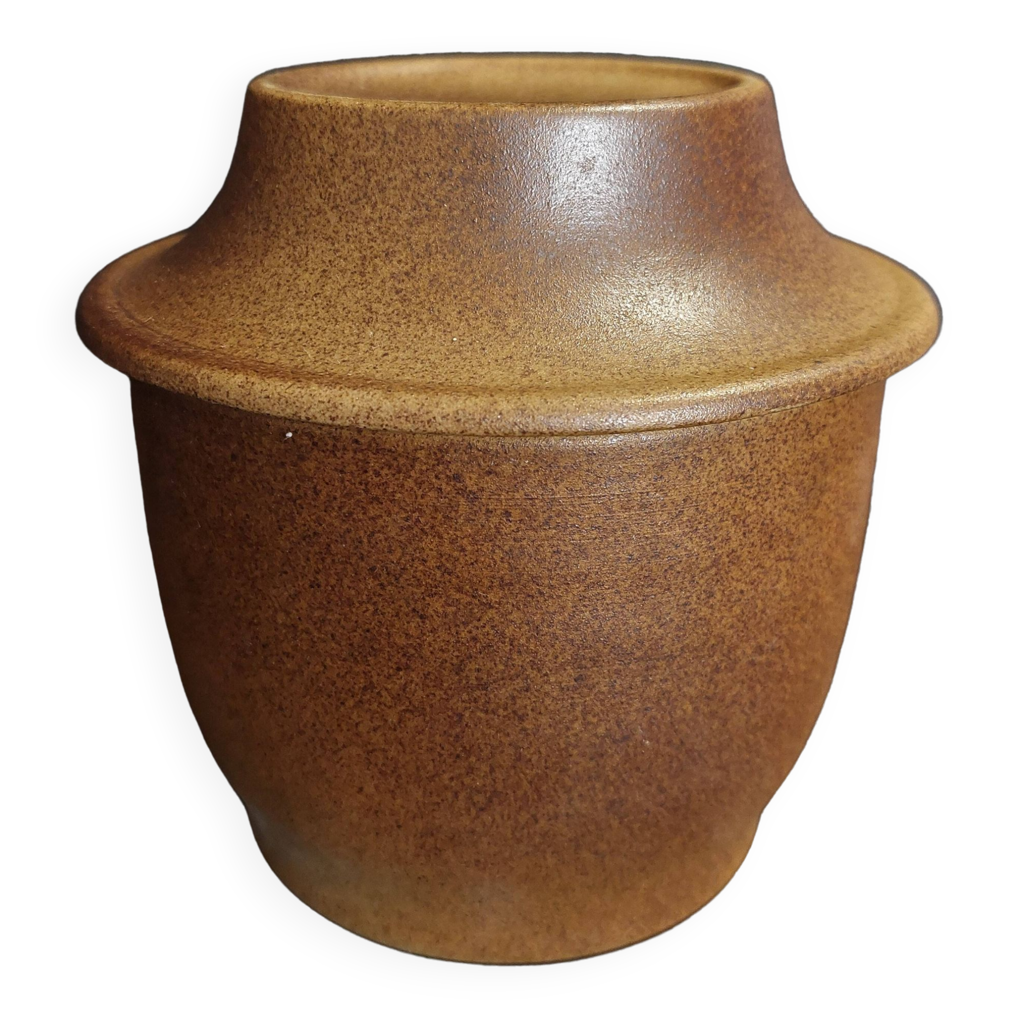 Vintage stoneware water dish