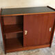 Meuble de rangement  vintage portes coulissantes