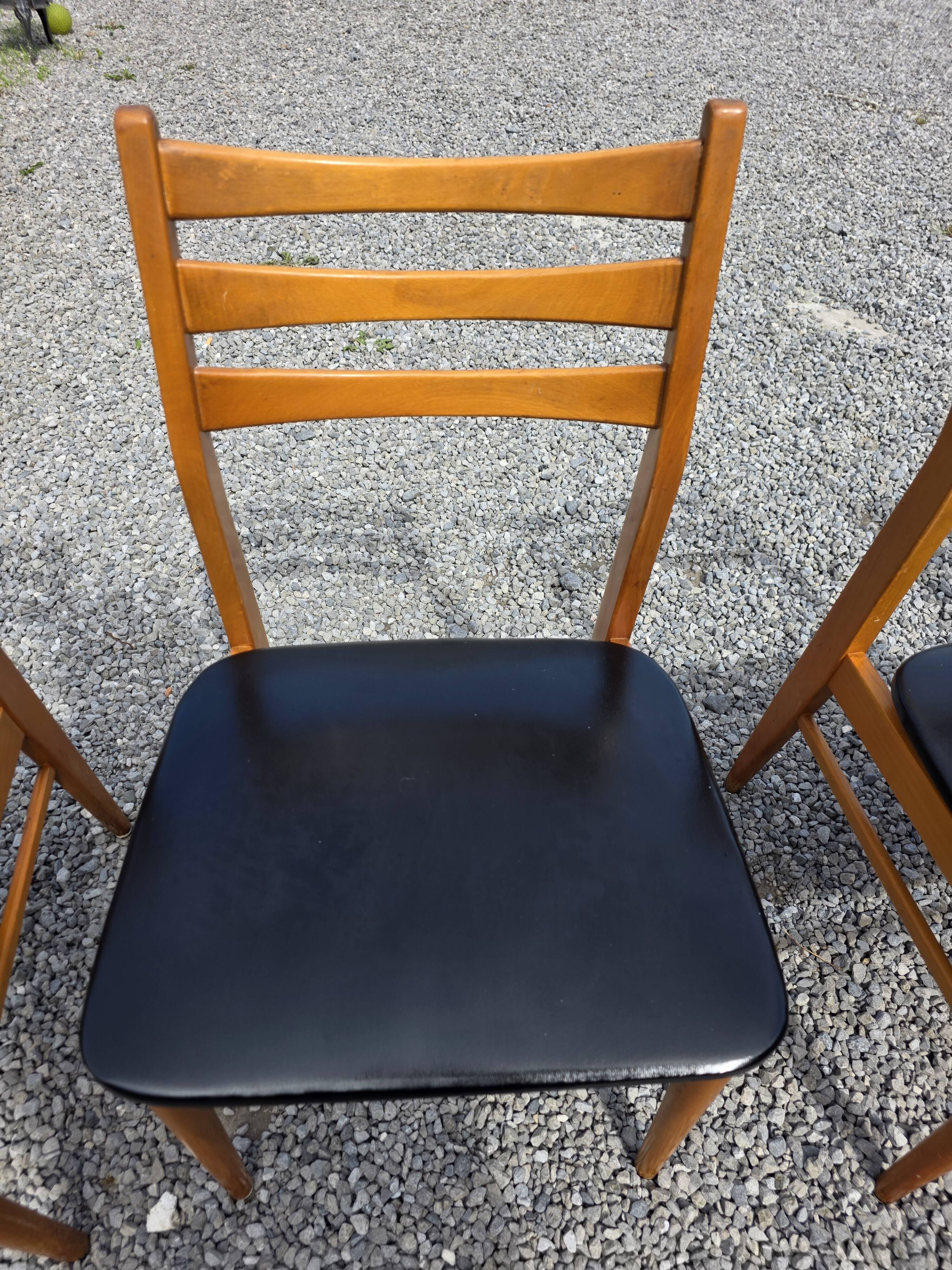4 Scandinavian chairs from the 1960s