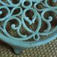 Round cast iron underside