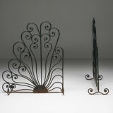 Oriental room divider, inspired by chinese craftsmanship - 1900's