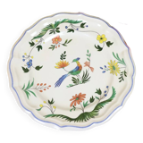 Gien dinner plate - “birds of paradise” model