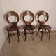 3 chaises bistrot Baumann modèle Mouette