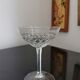 12 coupes cristal gravé vintage