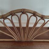 Rattan wall shelf