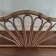 Rattan wall shelf