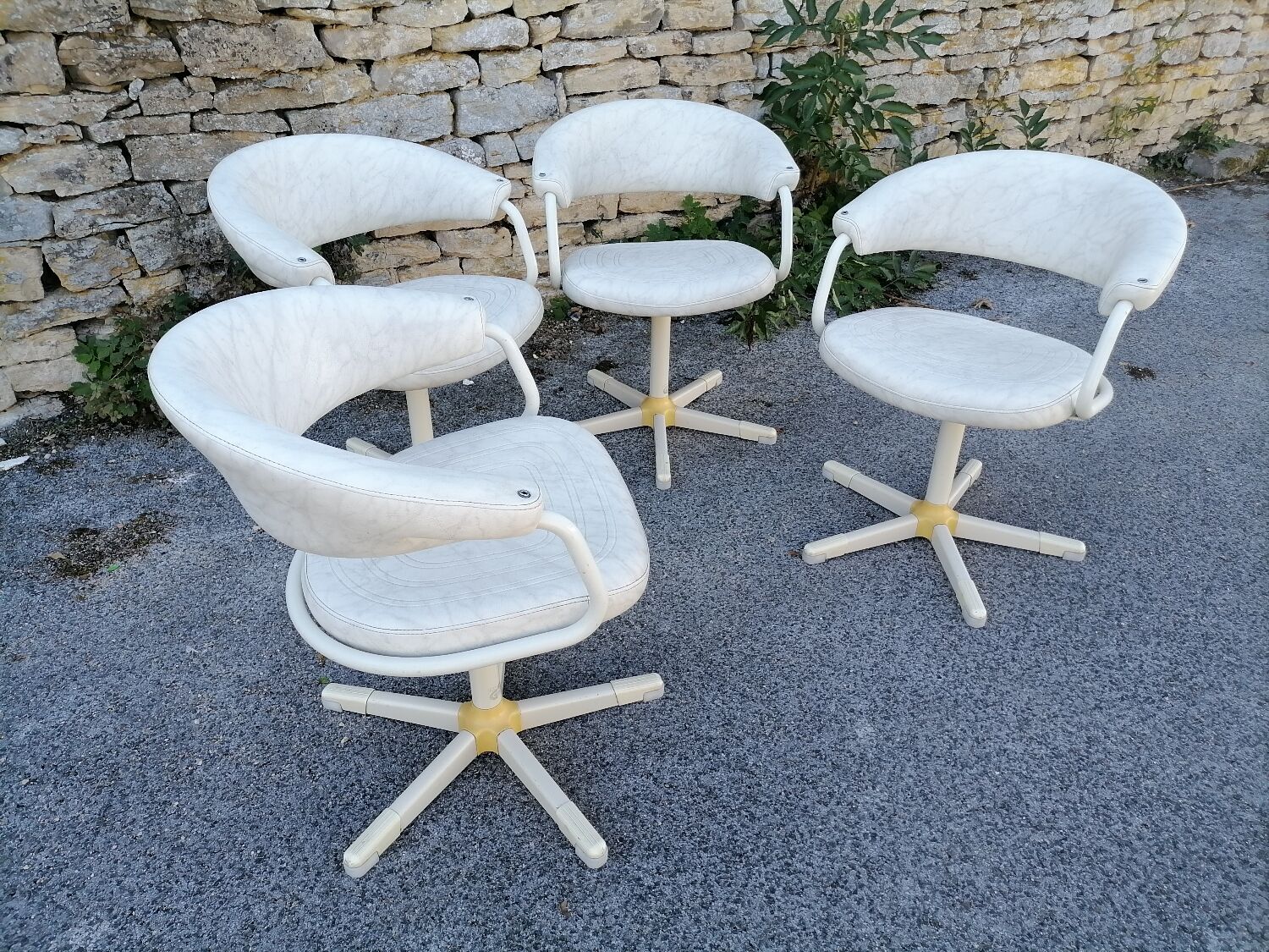 Vintage barber chair suite