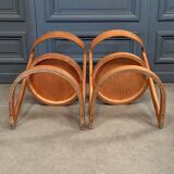 Pair of Alpha designer chairs for Baumann, 1970