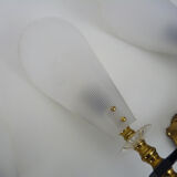 Paire d'appliques murales doubles vintage Rockabilly
