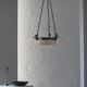 Suspension / alabaster ceiling light from the early 20th century, Denmark, Art Nouveau, 1900
