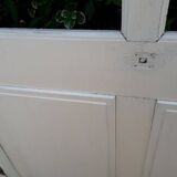 Old glazed door 211.5x105.5cm and its entrance door frame.