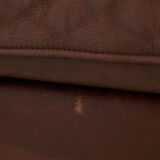 Three-seater leather sofa