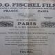 Fischel Stool No. 34 T from 1925, wooden seat - Bistro - not Thonet