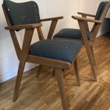 Pair of vintage Scandinavian style chairs