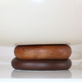 Kostka ceramic and wood lamp foot 400mm