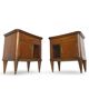 Pair of Italian bedside tables from the mid-20th century.