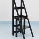 Black Metamorphic Library Steps Folding Ladder Chair, Germany, 1970s