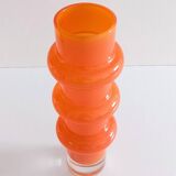 Scandinavian Modern Hooped Glass Vase by Aseda, Sweden 1960s