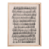 Peinture sur papier 30x40cm - tableau  abstrait  - B105 signé Eawy