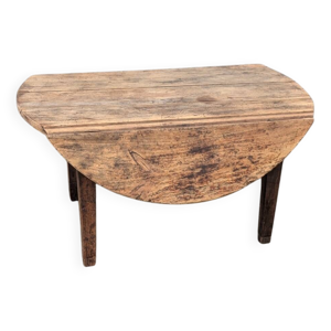 table basse demi-lune