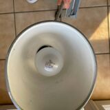 Lampe zigzag vintage grise style industriel