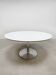 Vintage Dutch design oval dining table by Pierre Paulin Artifort