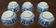 Bowls set of six Korond ceramic Romania 20th century