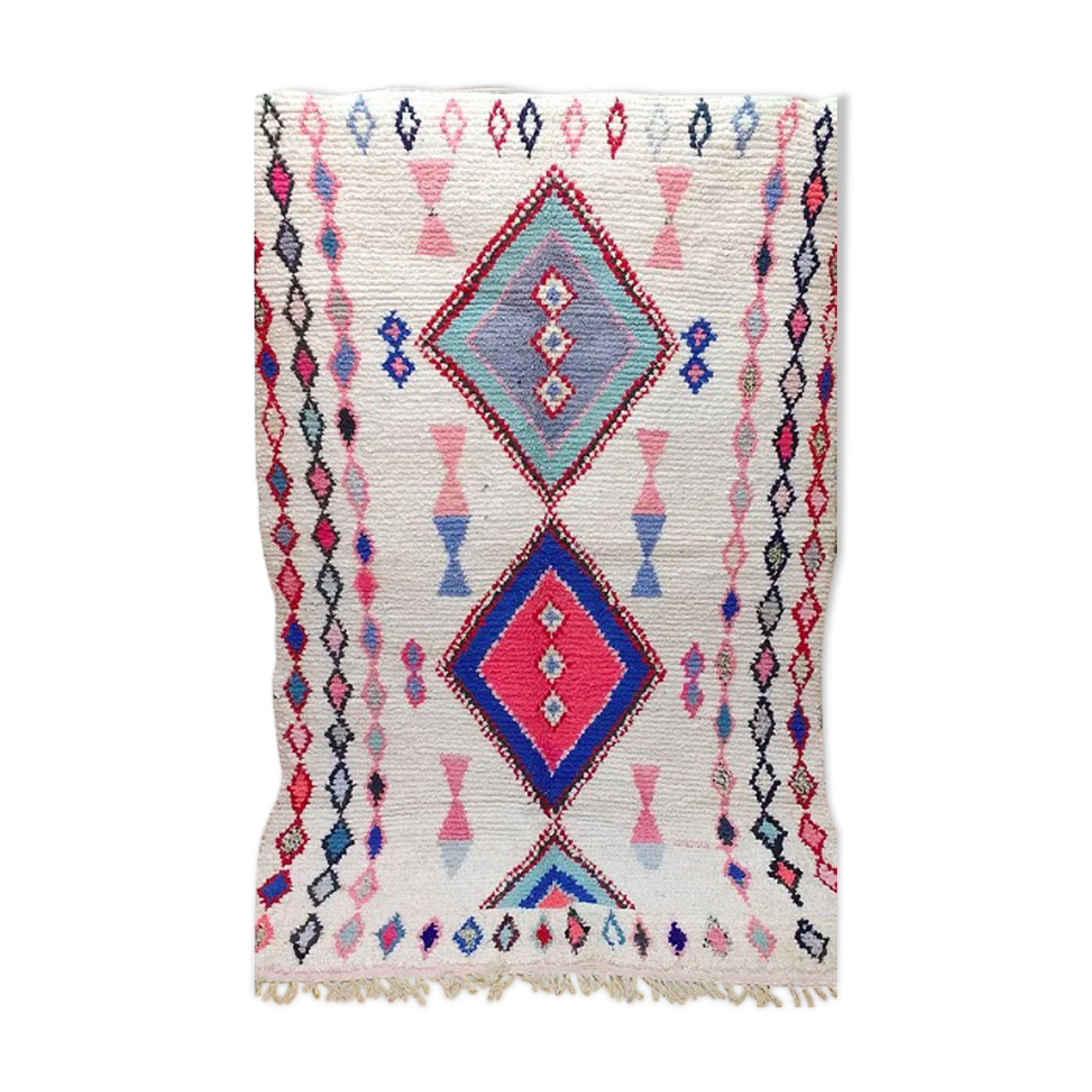 Tapis Boucherouite 210x140 cm