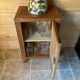 Antique solid oak confiturer