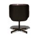 Charles Pollock Executive Chair for Knoll, burgundy leather