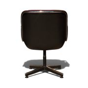 Fauteuil Executive Charles Pollock pour Knoll, cuir bordeaux