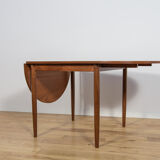 Mid-century teak extendable rosewood dining table, Denmark, 1960s