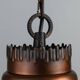 Josef Brumberg JBS Leuchten set of pendants with brass and amber glass