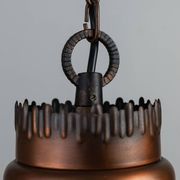 Josef Brumberg JBS Leuchten set of pendants with brass and amber glass