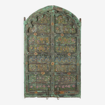 Mhurdiya - Ancient painted Indian door n°3