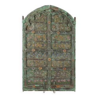 Mhurdiya - Ancient painted Indian door n°3