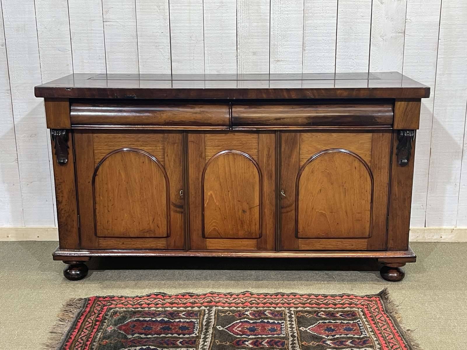 Enfilade Victorienne 19ème en acajou