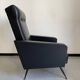 Leatherette armchair