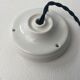 Pair of vintage art-deco pendant lamps